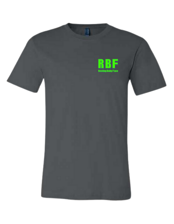 Resting Baby Face™ Adult T (grey)